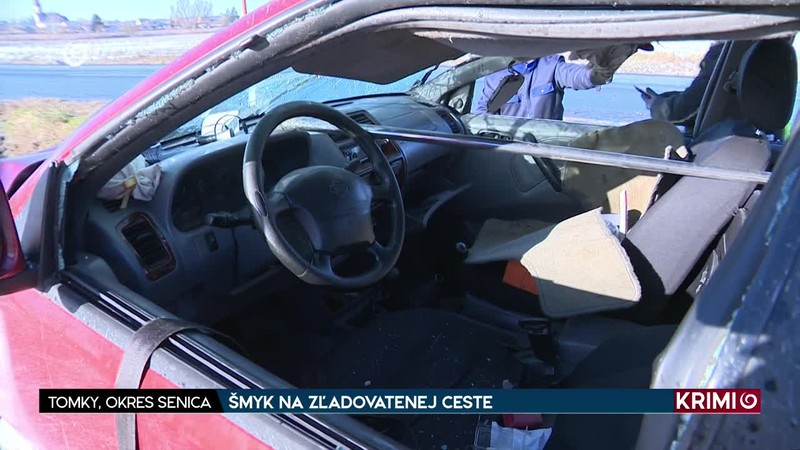 ŠMYK NA ZĽADOVATENEJ CESTE