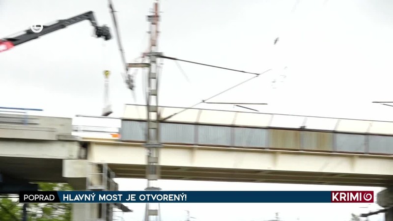 HLAVNÝ MOST JE OTVORENÝ!