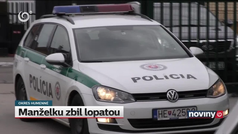 Manželku zbil lopatou