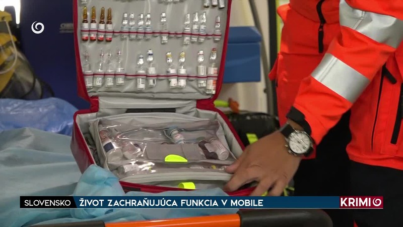 ŽIVOT ZACHRAŇUJÚCA FUNKCIA V MOBILE