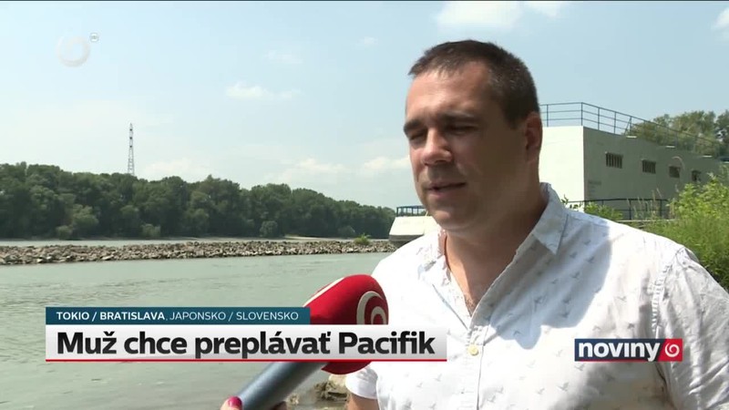 Muž chce preplávať Pacifik