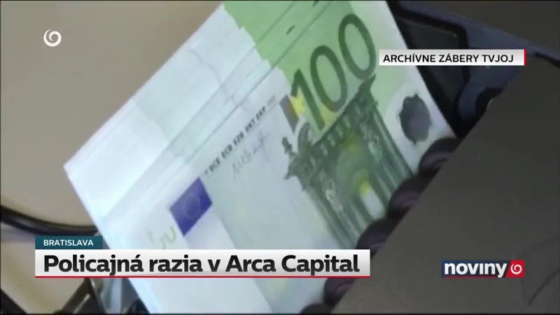 Policajná razia v Arca Capital