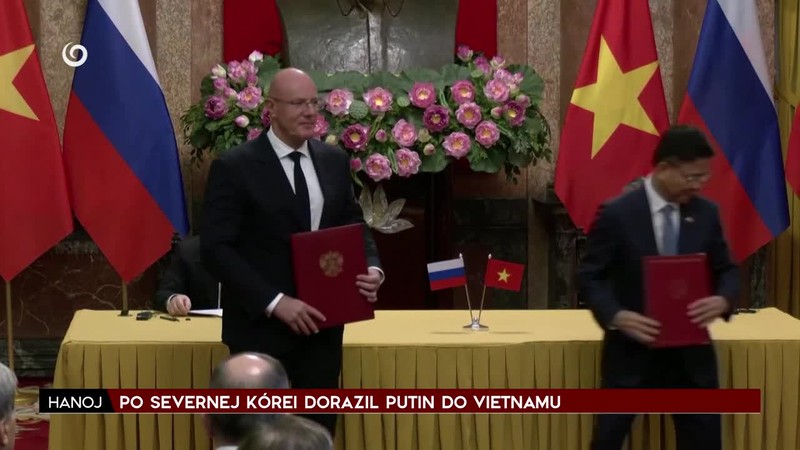 PO SEVERNEJ KÓREI DORAZIL PUTIN DO VIETNAMU