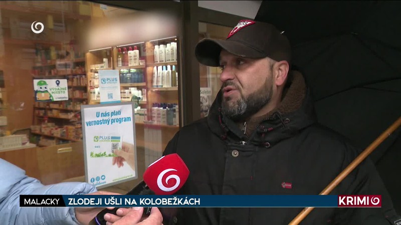 ZLODEJI UŠLI NA KOLOBEŽKÁCH