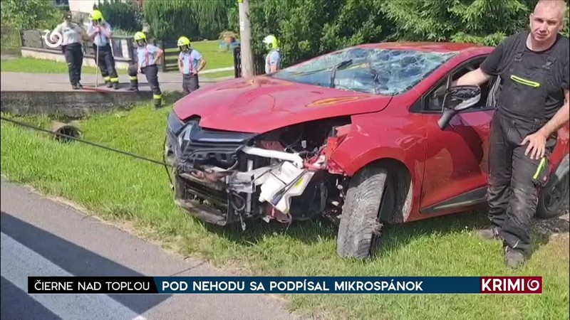 POD NEHODU SA PODPÍSAL MIKROSPÁNOK