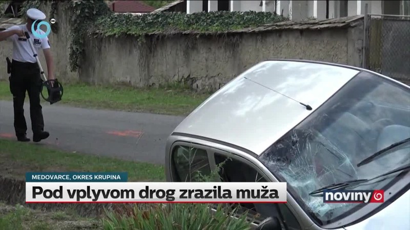 Pod vplyvom drog zrazila muža