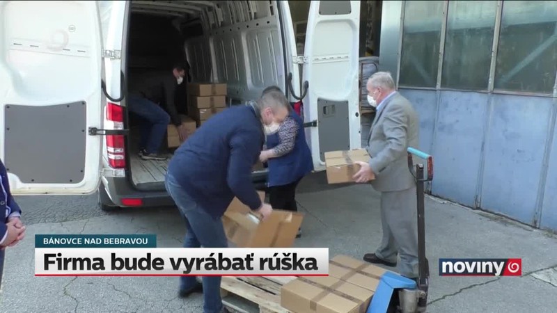 Firma bude vyrábať rúška