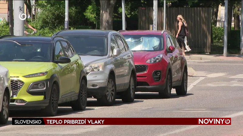 TEPLO PRIBRZDÍ VLAKY