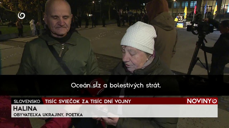 TISÍC SVIEČOK ZA TISÍC DNÍ VOJNY