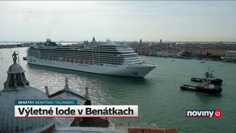Výletné lode v Benátkach