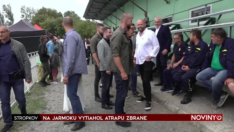 NA JARMOKU VYTIAHOL ATRAPU ZBRANE