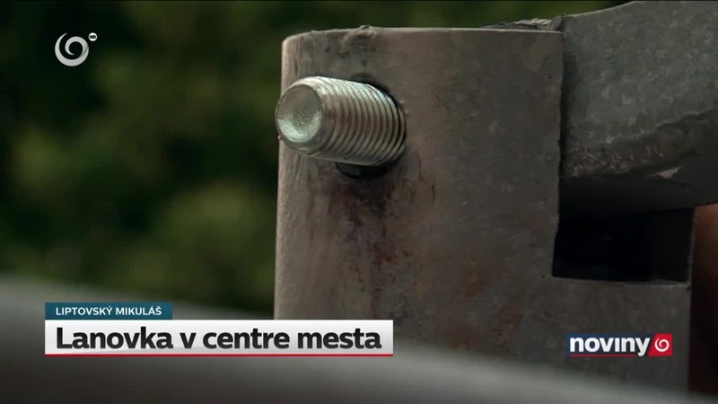 Lanovka v centre mesta