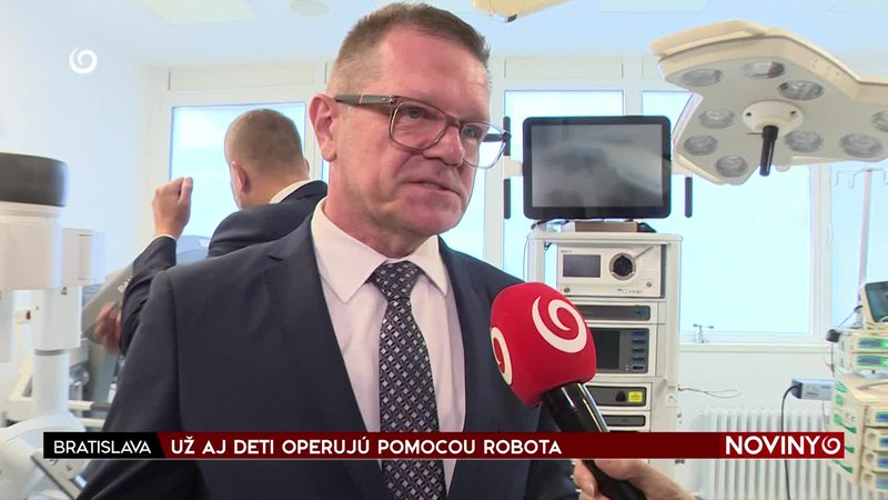 UŽ AJ DETI OPERUJÚ POMOCOU ROBOTA