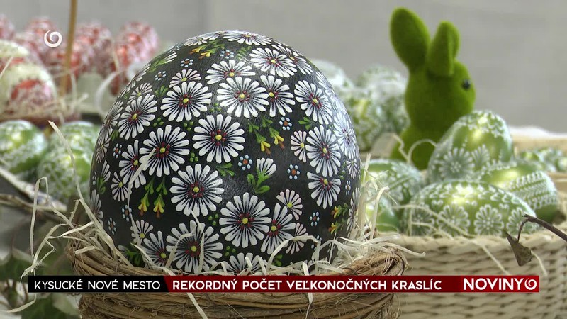 REKORDNÝ POČET VEĽKONOČNÝCH KRASLÍC