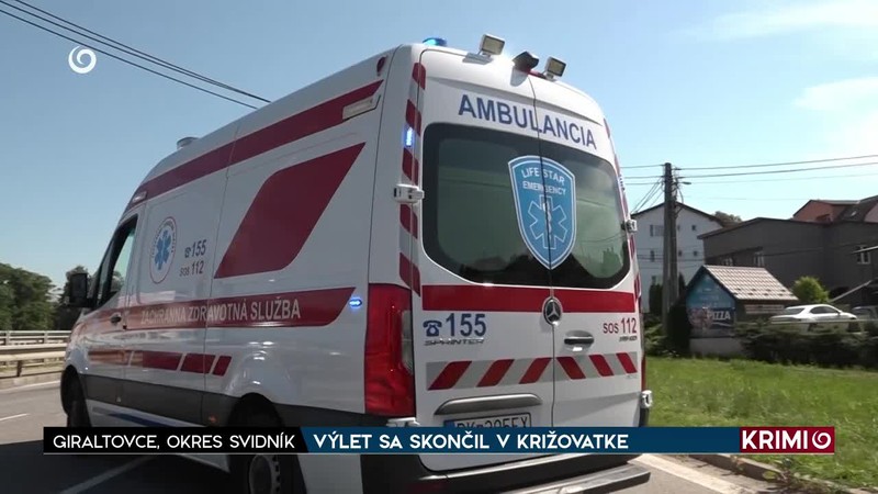 VÝLET SA SKONČIL V KRIŽOVATKE