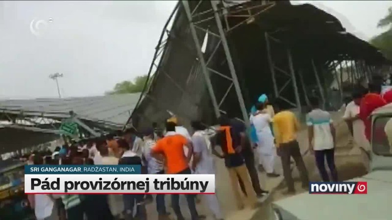 Pád provizórnej tribúny