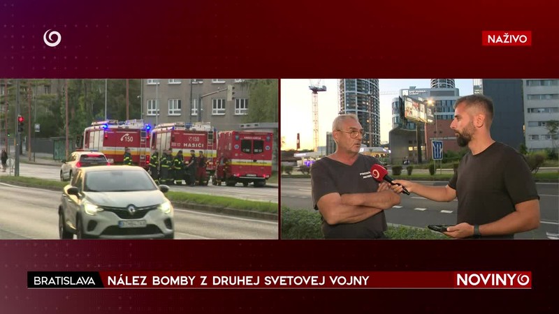 NÁLEZ BOMBY Z DRUHEJ SVETOVEJ VOJNY