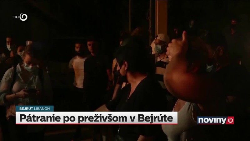 Pátranie po preživšom v Bejrúte