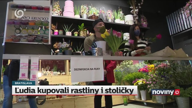 Ľudia kupovali rastliny i stoličky