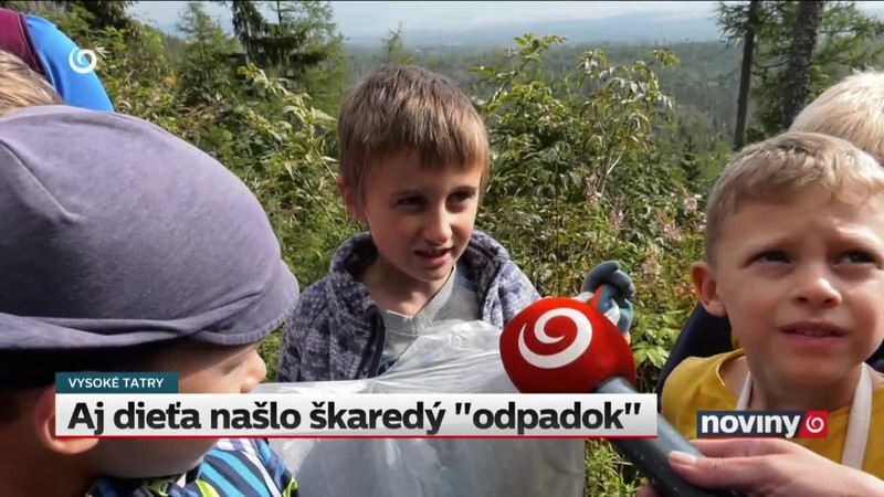 Aj dieťa našlo škaredý "odpadok"