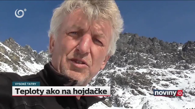 Teploty ako na hojdačke