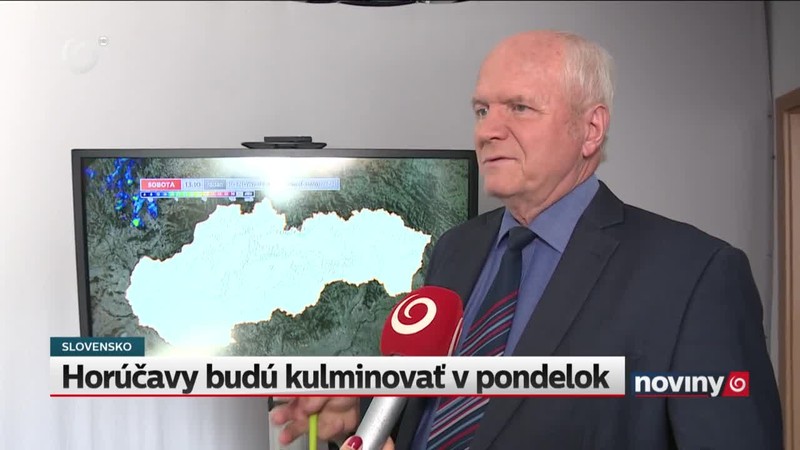 Horúčavy budú kulminovať v pondelok