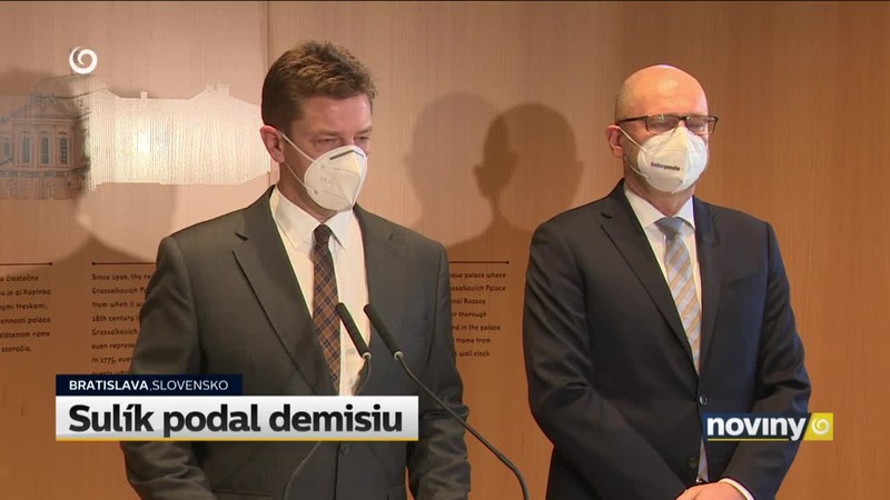 Sulík podal demisiu