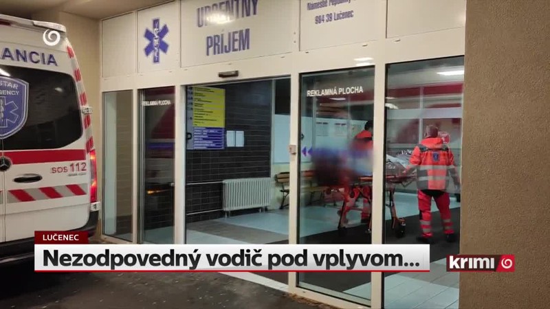 Nezodpovedný vodič pod vplyvom..