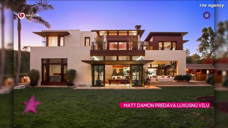 MATT DAMON PREDÁVA LUXUSNÚ VILU
