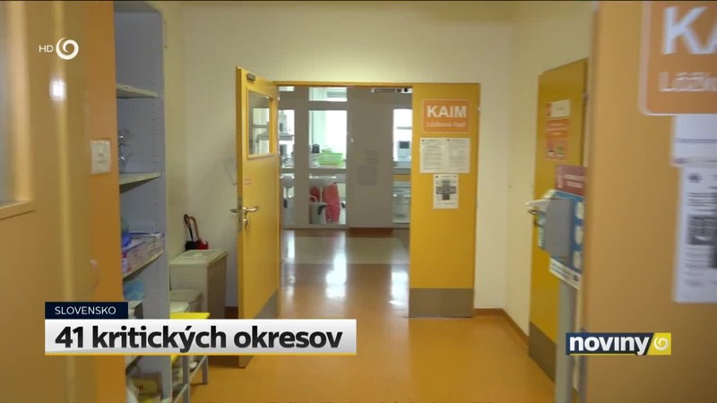 41 kritických okresov