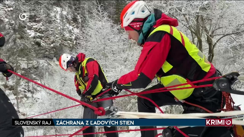 ZÁCHRANA Z ĽADOVÝCH STIEN