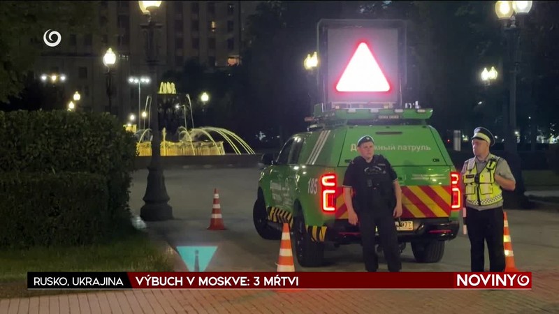 VÝBUCH V MOSKVE: 3 MŔTVI