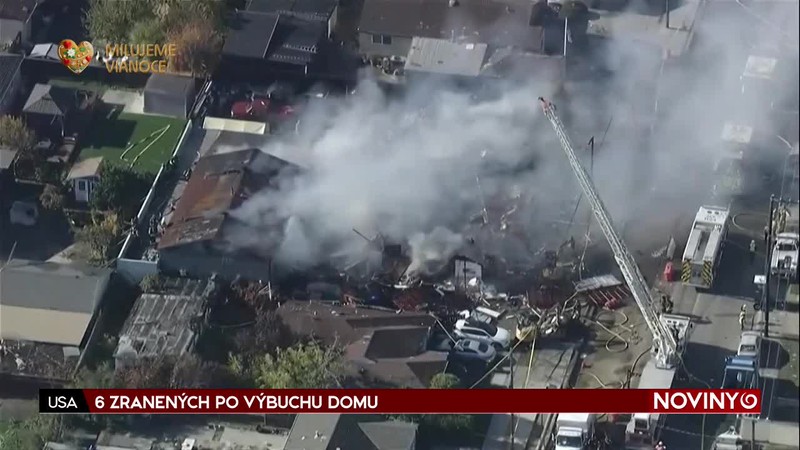 6 ZRANENÝCH PO VÝBUCHU DOMU