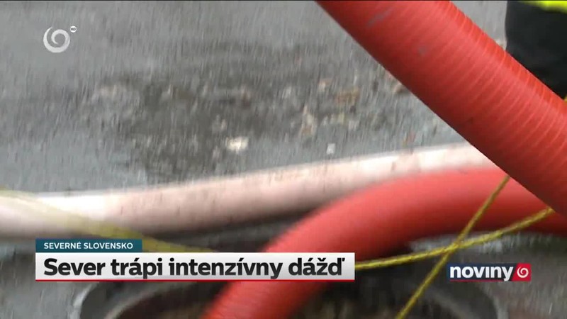 Sever trápi intenzívny dážď