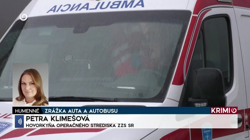 ZRÁŽKA AUTA A AUTOBUSU