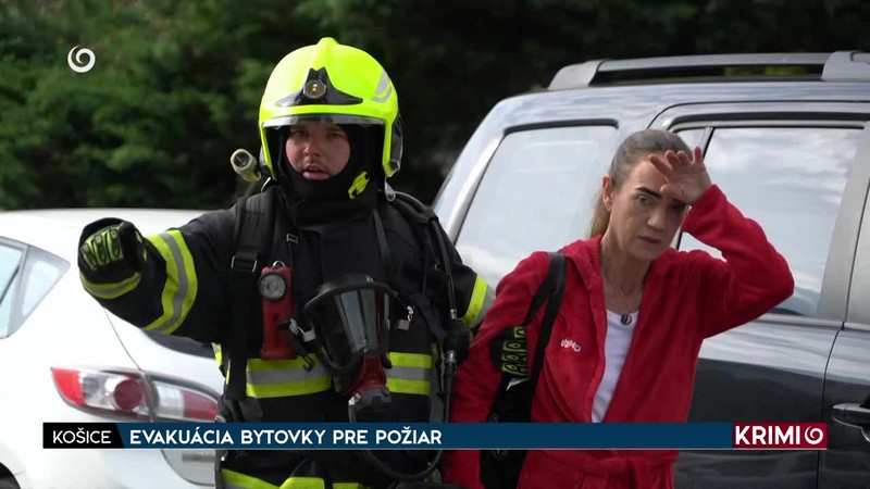 EVAKUÁCIA BYTOVKY PRE POŽIAR