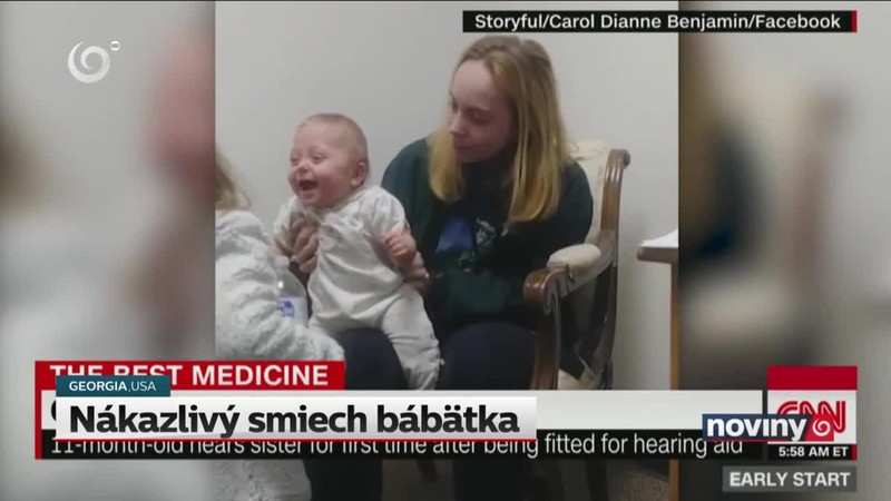 Nákazlivý smiech bábätka