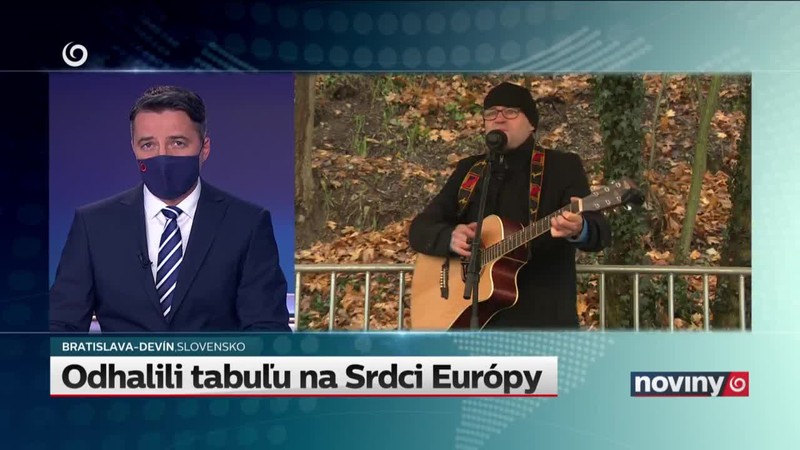 Odhalili tabuľu na Srdci Európy