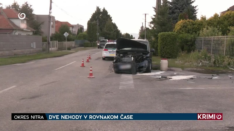 DVE NEHODY V ROVNAKOM ČASE
