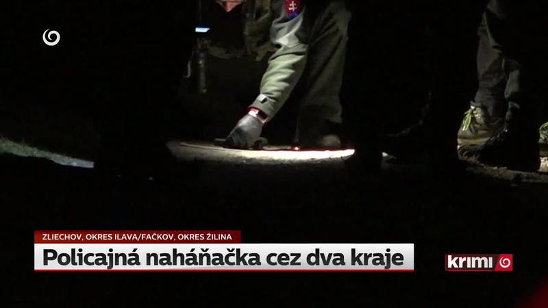 Policajná naháňačka cez dva kraje