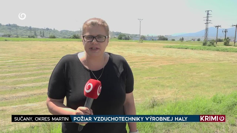 POŽIAR VZDUCHOTECHNIKY VÝROBNEJ HALY