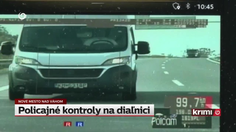 Policajné kontroly na diaľnici