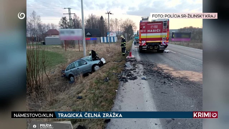 TRAGICKÁ ČELNÁ ZRÁŽKA