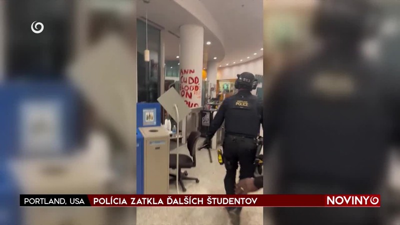 POLÍCIA ZATKLA ĎALŠÍCH ŠTUDENTOV