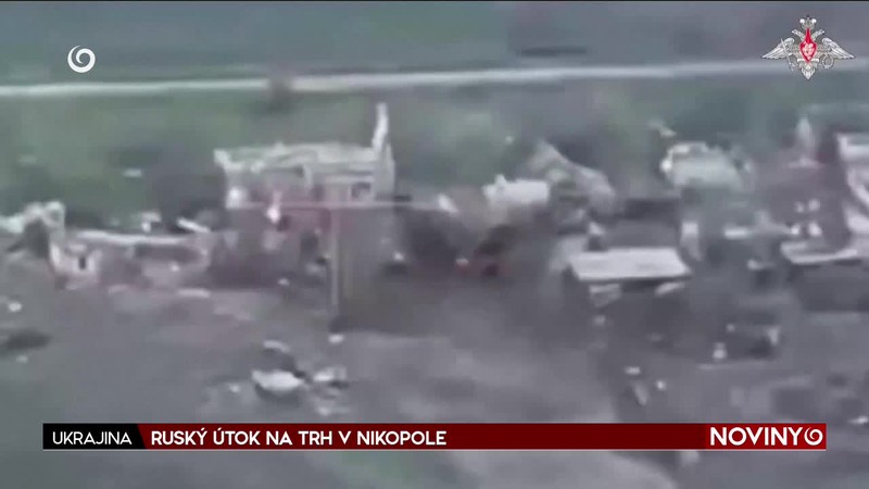 RUSKÝ ÚTOK NA TRH V NIKOPOLE