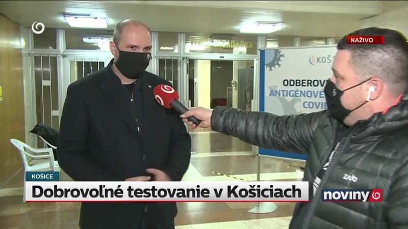 Dobrovoľné testovanie v Košiciach