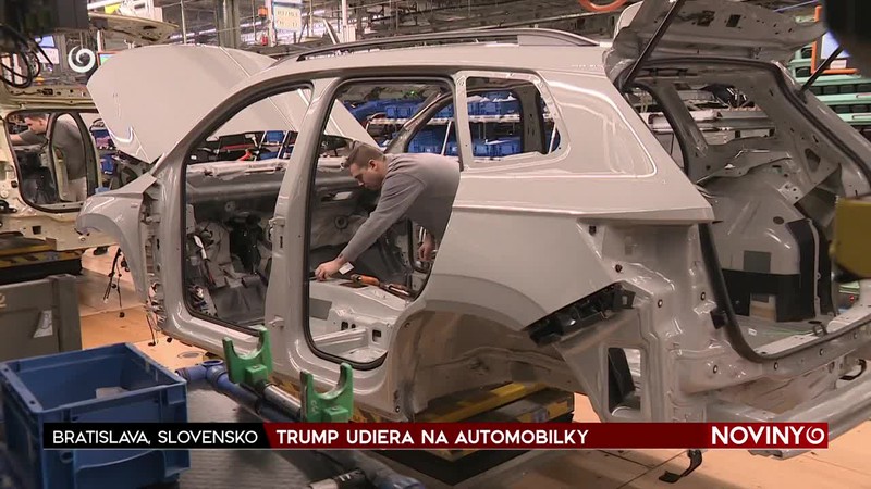 TRUMP UDIERA NA AUTOMOBILKY