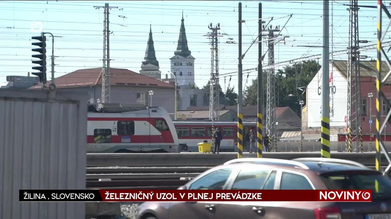 ŽELEZNIČNÝ UZOL V PLNEJ PREVÁDZKE