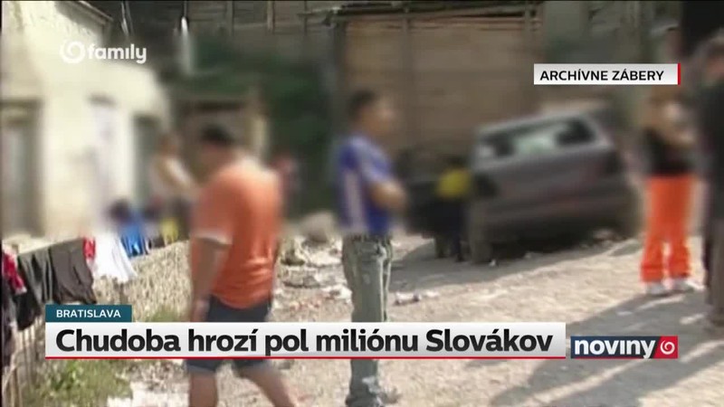Chudoba hrozí pol miliónu Slovákov