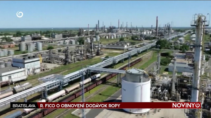 R. FICO O OBNOVENÍ DODÁVOK ROPY